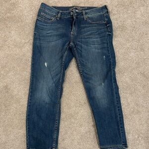 Arizona Jean Company Deep Indigo Cropped Jeans